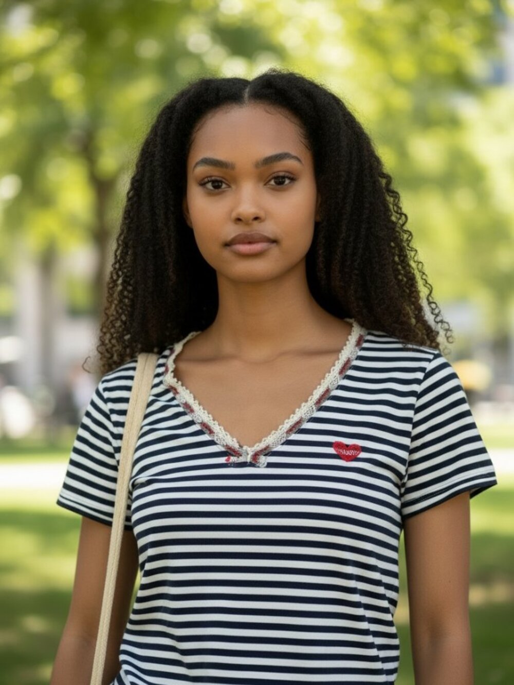 AMERICAN LIVING, Striped T-Shirt, Size L